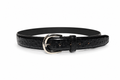 Blackwood Ostrich-Textured Leather Belt