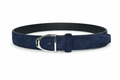Eclipse Navy Suede Leather Belt